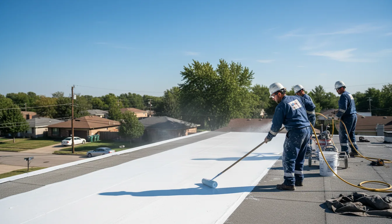 Commercial roof coating in Los Angeles, CA near me